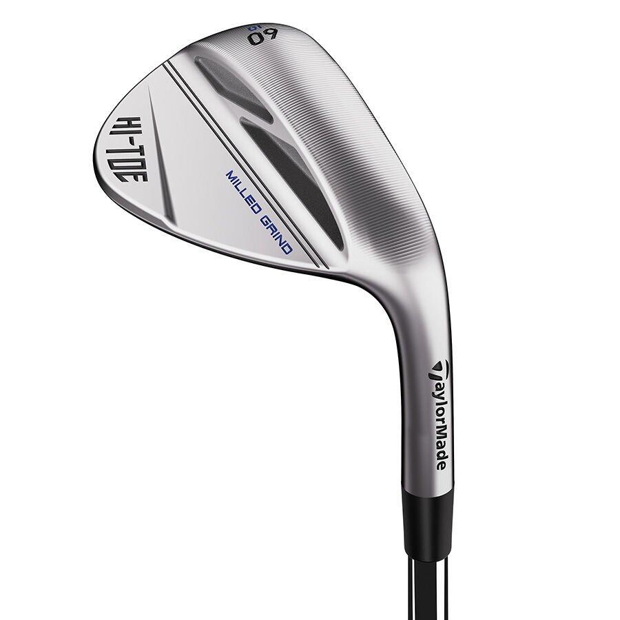 TAYLORMADE Milled Grind 3 Hi-Toe Chrome Wedge with Steel Shaft